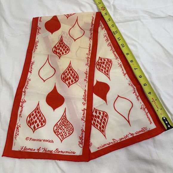 Lot 15 Vintage MCM Scarves VERA Italy Japan Silk nylon Polyester 50s 60s 70s 80s - Picture 14 of 16